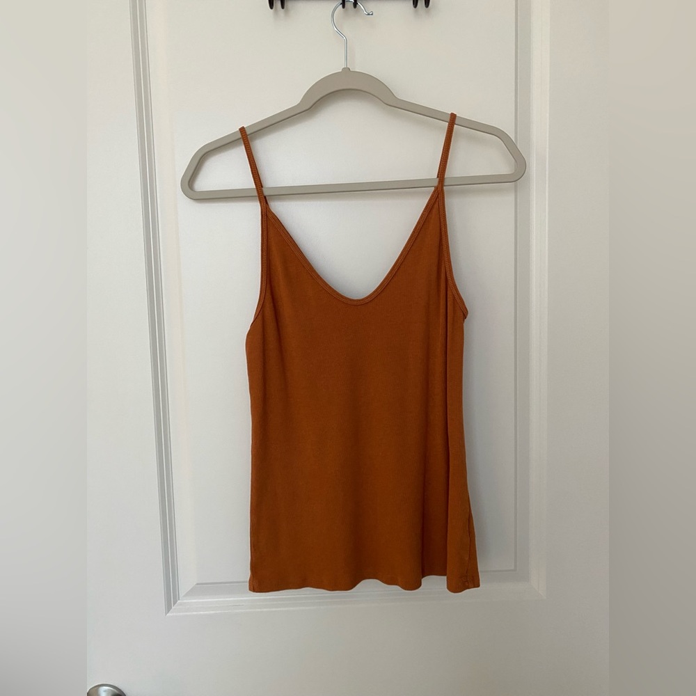 Target Universal Thread Burnt Orange Tank Top